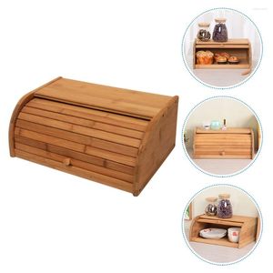 Plates Bread Countertop Box Roll Storage Bin Keeper Dish Plate Container For Kitchen