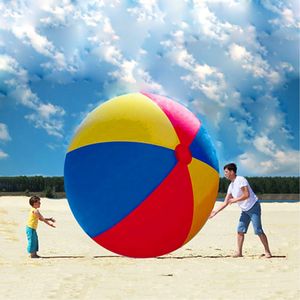 Gratis frakt simning pool lek fest vatten spel ballonger strand sport boll barn roliga leksaker färgade uppblåsbara 2 m bollballonger
