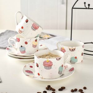 Mugs Northern Europe Originality Ceramics Coffee Cup Saucers Suit Western Restaurant Afternoon Tea Milk Breakfast Copo 230818