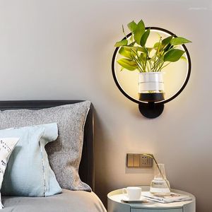 Lampada a parete Luce a led per soggiorno illuminazione camera da letto luminaire wandlamp sconce può essere posizionata pianta