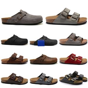 Birkens Tock Arizona Designer Sandals Homem Mulheres Microfibre Birko-Flor Slides Sliders Boston Mula Mules Bougs Bolds Indoor Pantoufle Flip Flip Shoppers Sapatos S19