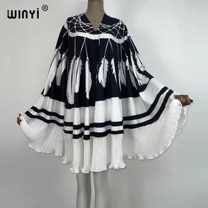 Cover-up America 2021 Fashion Floral Print Patchwok Batwing Sleeve Long Maxi Vestres para mulheres Sexy Shawl Casual Loose Fringe Dress