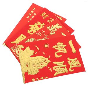 Presentförpackning år rött kuvert kinesiska kuvert pengar förvaring paketficka kreativt