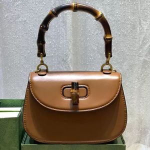 Retro helt ny bambu slub handväska 675797Luxurys designer väska liten handväska duk super mini messenger väska kvinnlig mode retro plånbok klassisk mocka