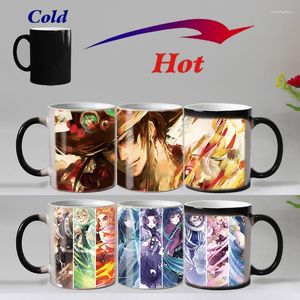 Mugs Wholesale Color Changing Coffee Mug Cup Magic Ceramic Cups Milk Drinkware For Tea And Pottery Go