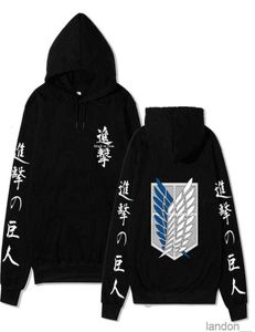 Attack på Titan Hoodie Costume Hood Men039s Sweatshirts Big Size Hoddie For Men WomenMale Sportswear Cosplay Y08048627190