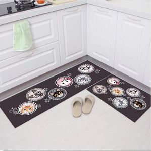 Top Quality Cat Cartoon Printed Bathroom Kitchen Doormat Carpets Area Rug Floor Mats Non-Slip Tapete Mattress Door Mat for Living Room 20230820A05