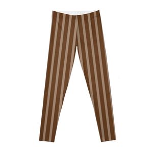 Yoga Outfits Brown Vertical Stripes Leggings yoga pants women women's leggings pants women's trousers fitness set women gym 230820