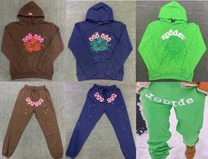 Kvinnors hoodies tröjor unga thug stjärnor samma sp5der 555555 hoodie byxor tröja