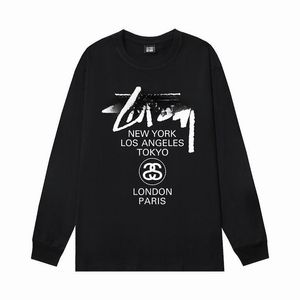 2023 Designer Manga longa camisetas imprimem roupas mastigas de moda de moda de moda Top Men Tees Long