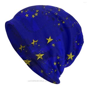 Berets National Flag Outdoor Hats EU Mönster Bonnet Högkvalitativ skallies Beanies Caps