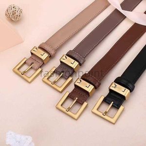 Belts Genuine Leather Belt For Women 3.0cm Width Fashion Men Designer Belts Letters Buckle Womens Luxury Waistband New