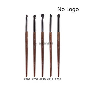 Makeup Borstes 5st/Set Natural Wood Eyeshadow Makeup Borstar Eye Detail Make Up Brush Concealer Creas Smudge Cosmetic Tools Set Thin Liner HKD230821