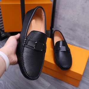 High Quality 2023 Men Dress Shoes Genuine Leather Wedding Party Loafers Mens Prom Fashion Brand Designer Business Handmade Flats Size 38-44