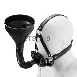 Other Health Beauty Items Sm Bdsm Open Mouth Funnel Gag Bondage Game Harness Restraints Fetish Adult Toy Play Role for Couples x0821 x0821