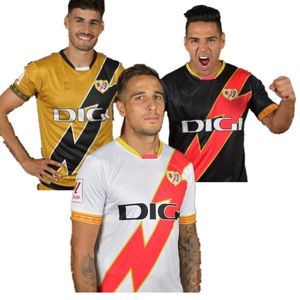 2023 24 T-shirt da uomo Rayo Vallecano FALCAO PALAZON GARCIA GUARDIOLA SANCHEZ TREJO CISS MONTIEL SANCHEZ MARTIN TREJO