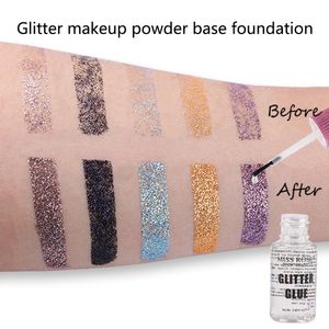 Miss Rose Glitter Powege Makeup Base Cola para lantejoulas de lantejoulas de lantejoulas de lantejouno de lantejouno