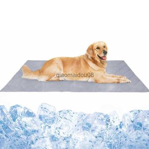 Other Pet Supplies Dog Mat Cooling Summer Pad Mat For Dogs Cat Blanket Sofa Breathable Pet Dog Bed Summer Washable For Small Medium Large Dogs Beds HKD230821