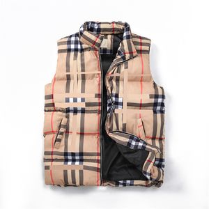 Tasarımcı Yelek Üstleri Erkek Gilet Yelek Sonbahar Kış Paltosu Kolsuz Yelek Pamuk Giysileri Nakış Harf Delek Erkekler Ceket Çelişleri Giyim