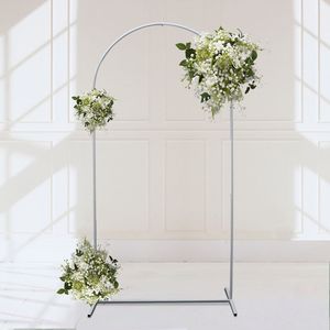 Inne imprezy imprezy 2x1m Wedding Arch Metal Tacdrop ​​Frame Balon Flower Stand for Birthday Garden Decoration 230818