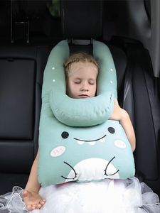 Comfortable Kids Neck Travel Pillow for Toddlers - Soft Cotton Car Seat Head Support Cushion for Travel