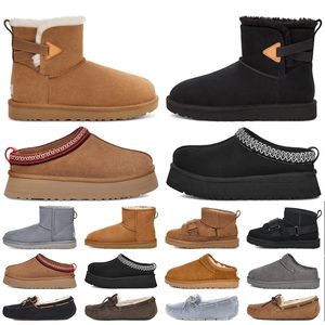 Designer Australien Boots Frauen klassische Ultra-Mini-Plattform Bailey Boot Ultra Matt Fur Snow Boots Wildleder Wolle Mischungs Komfort Winter-Knöchelstiefel Größe 35-40 CPS20%