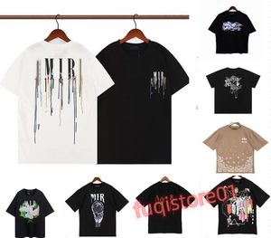 T-shirt estivi designer maschile magliette inchiostro designer di vernici a flusso inchiostro abbina un miri camicie di lusso a maniche corte hip hop streetwear a miris tees f1