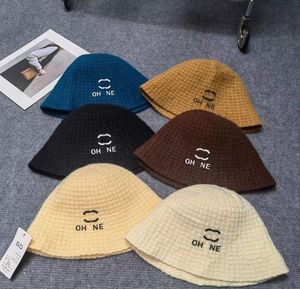 Cappello a maglia a maglia a maglia marchio designer di design per lettere cappelli da secchio popolare tieni astenete anordili di lana di alta qualità cappelli di moda larghi accessori di moda