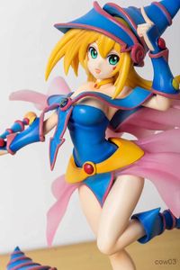 Figury zabawek akcji yu-gi-oh! Anime Figures Yugioh Dark Magician Girl Statue Doll Yugi Figurine Model Collection Cute Decoration Toys R230821