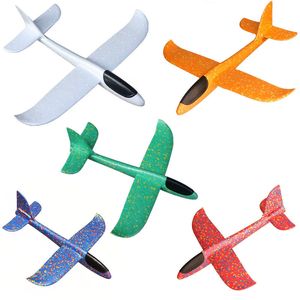 Samolot Modle DIY PLALE 3748 CM Ręcznie rzucanie samolotem Epp Fly Slider Slider Model Aircraft Outdoor Fun Toys for Children Party Game Prezenty 230818