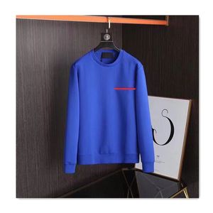 Designer Hoodie Männer Hoodies Herbst Winter Mode Hut Red Logo rund Hals Baumwolle reguläre blaue Hoodie Klassische vielseitige Sportarten lässige Männer Pullovershirts Paar Top Top