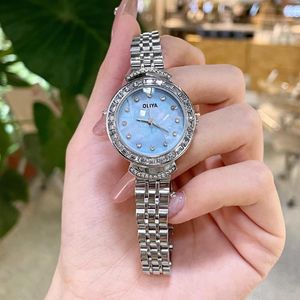 Wristwatches Watch Ladies' Models Are Small And Exquisite Authentic Female Famous Brands Full Of Stars. Women's Workplace Watches Br