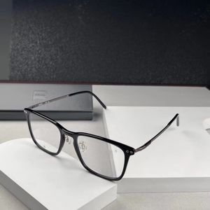 Tela da vetro di design da uomo a prova di prova trasparente occhiali da prescrizione classica usanza ottica