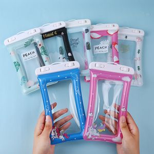 Universal Waterproof Cases Bags for iphone 15 14 13 pro max Samsung Huawei Xiaomi Phone Transparent Clear Bag Swimming Diving Photograph