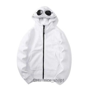 Comapny Compagnie Men Round Lens Pullover Pure Cotton Zipper Fleece Korean Haruku Oversize Jacket Autumn Winter CP Clothere