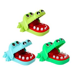 Crocodile Teeth Toys Spiel für Kinder Krokodil Bucke Finger Zahnarzt Spiele Lustige Spielzeug kreativer Schlüsselbund Anhänger für Kinder