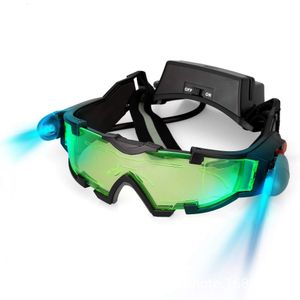 Skibrillen Nachtsicht Outdoor Sports LED Light Brille Staubdichtes winddicht