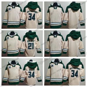 DIY Adam Yeni Hoodies Ray Allen Tatil Giannis Antetokounmpo Sweatshirt Basketbol UNISEX LOVER PAMON Polar Sıradan Hoodie Pullovers Üstler Peluş Beyaz 2023 2024