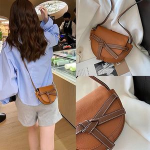 Luxus -Handtasche Tasche für Frauen Tasche Crossbody Tasche Hochwertige Schulter -Tasche Echtes Leder Hobo Vagrant Bag Designer Bag Bow Halbkreis Klappe Brieftasche