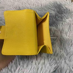 Ladies classic rhombus short wallet caviar long wallet fashion casual coin purse 03232G