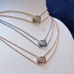 Fashion argyle designer Necklace double layer Women Classic designer clavicle chain Pendant Necklaces for lady choker necklace
