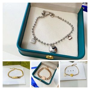 Designer sier charme menina presente amor pulseira de aço inoxidável de alta qualidade com marca aniversário jóias natal