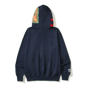 Bapes Sweat à capuche pour hommes Sweat à capuche Shark Zipper Jacket Manteau de collaboration chaude à manches longues bapesta sweat à capuche bapes chemise cp spider man cosplay 1 FY8U