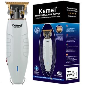 Electric Shavers Original Kraftfullt kan vara noll Gapped Hair Trimmer Pro Electric Beard Trimmer för män laddningsbart hår Clipper Barber Cordless 230818