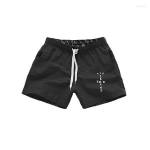 Shorts maschile Stampato in spiaggia da bagno estivo Summer Swimming Gym Bermuda Trunks Maschio Surce Board Abbigliamento da bagno Homme