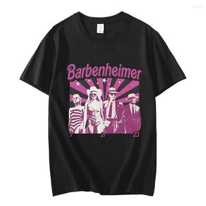 Herr t-skjortor film Kenough Barnenheimer grafisk tryck t-shirts kläder casual överdimensionerad bomull kort ärm t-shirt mode