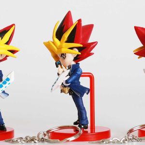 Ação Figuras de brinquedos clássicos de anime cômico Chave -chave King Of Game Yu Gi Oh Mutou Yugi Atum Figura Modelo Toys R230821