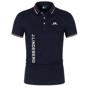 Męska koszulka polo Polos Vintage golfista Jlindeberg S-4xl krótkie rękawowe polo t shirt mężczyzn komicznych koszuli men golf top 230818