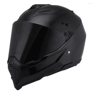 Motorradhelmets Helm Männer volles Gesicht Moto Reiten Abs Material Adventure Motocross Motorrad mit entferntem Sonnenrand