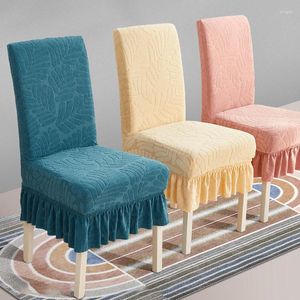 Coperture per sedie da 1 pc elastico incluso da pranzo cover sedile per sedili rotaturisti jacquard lavabili protettori jacquard